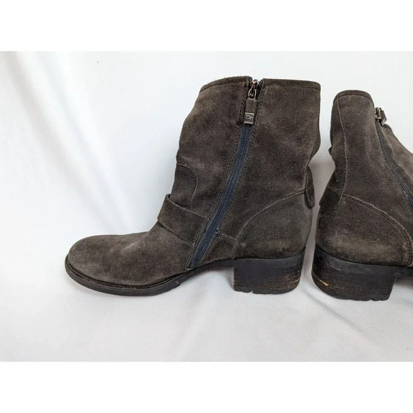 Alberto Fermani Brown Suede Leather Moto Motorcycle Riding Boots sz. US 8 EU 38 - Picture 11 of 16